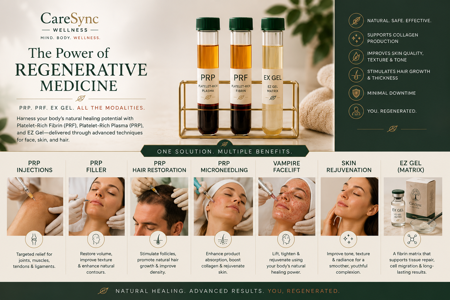 CareSync Wellness PRP, PRF, and regenerative medicine treatments
