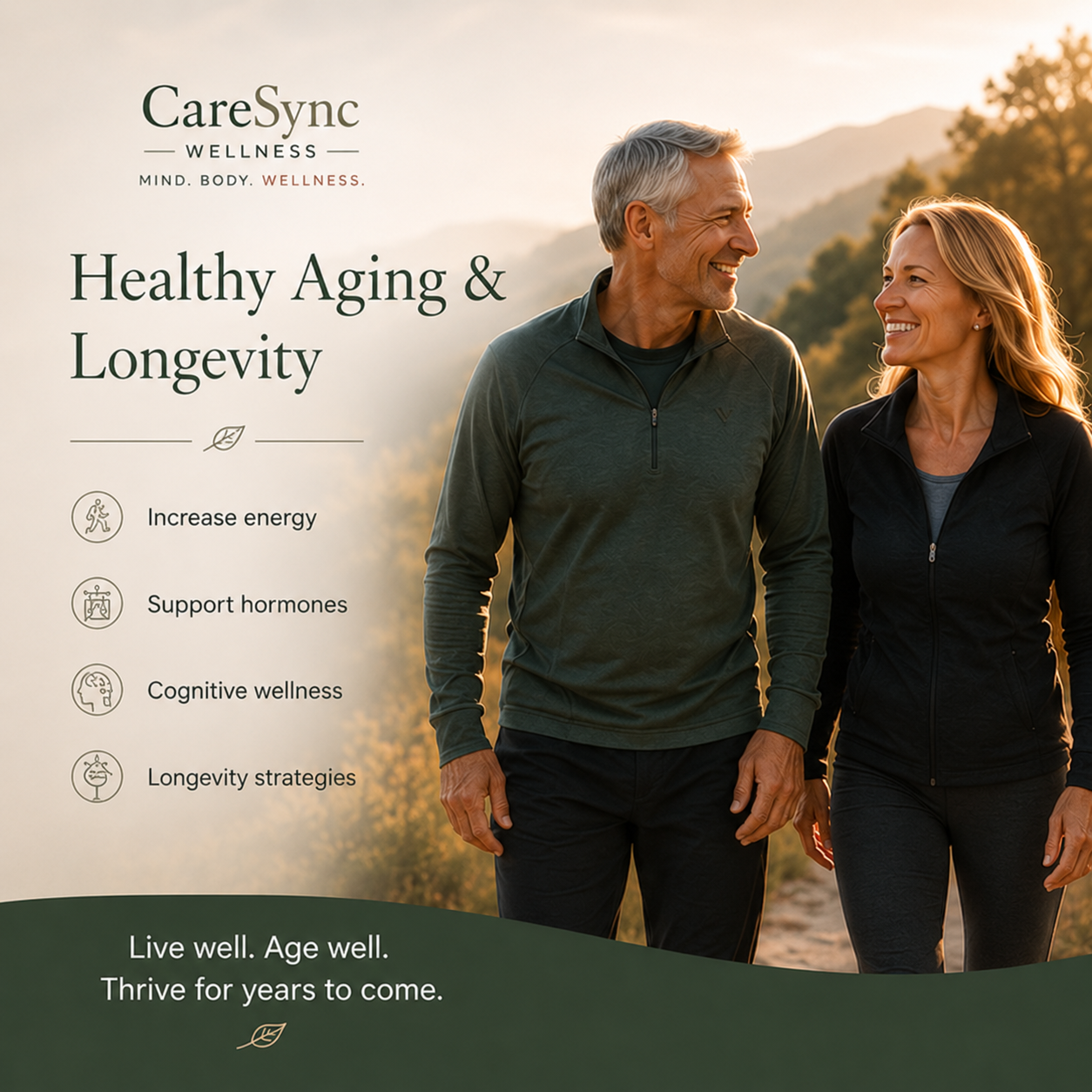 Healthy aging and longevity wellness consultation