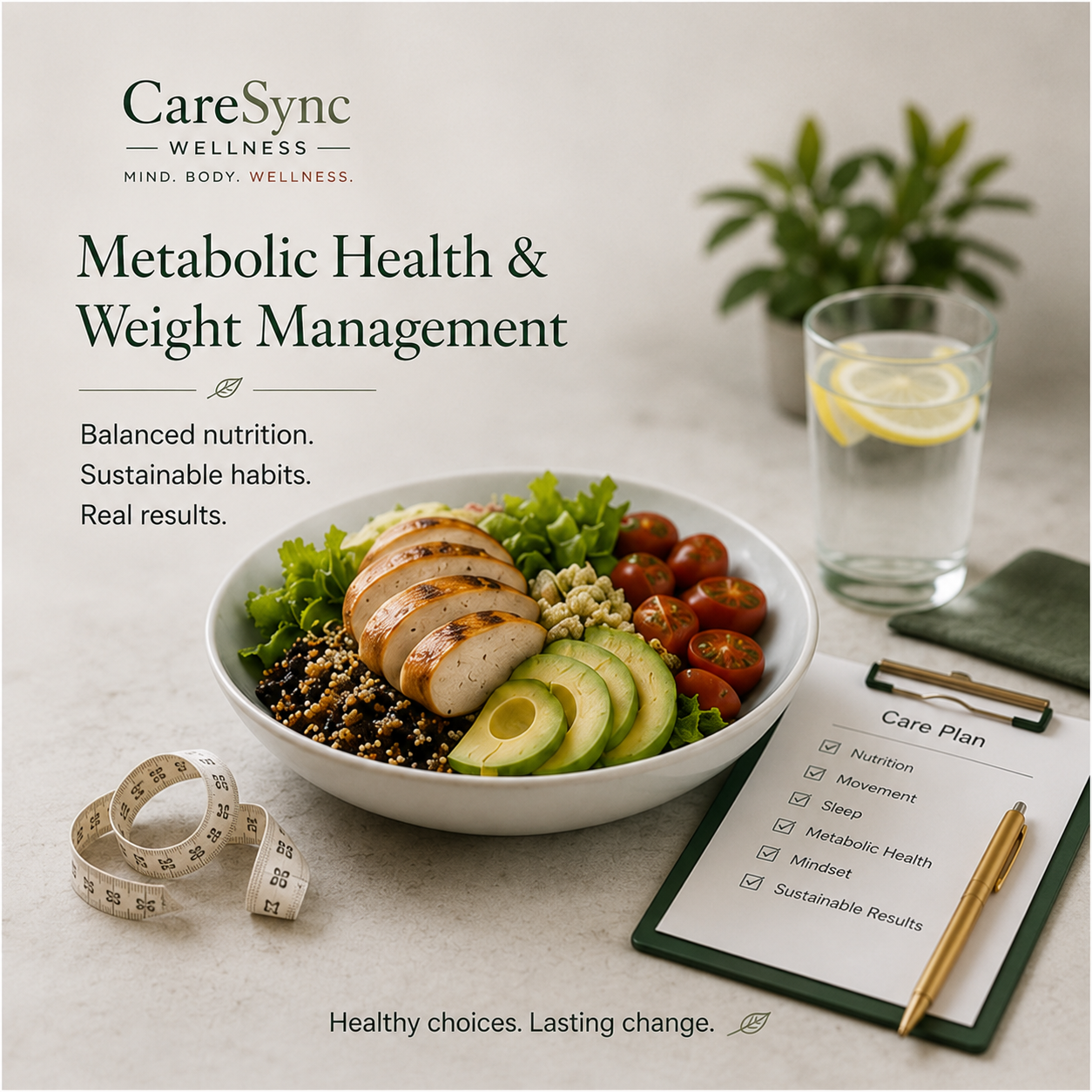 Metabolic health and medical weight management