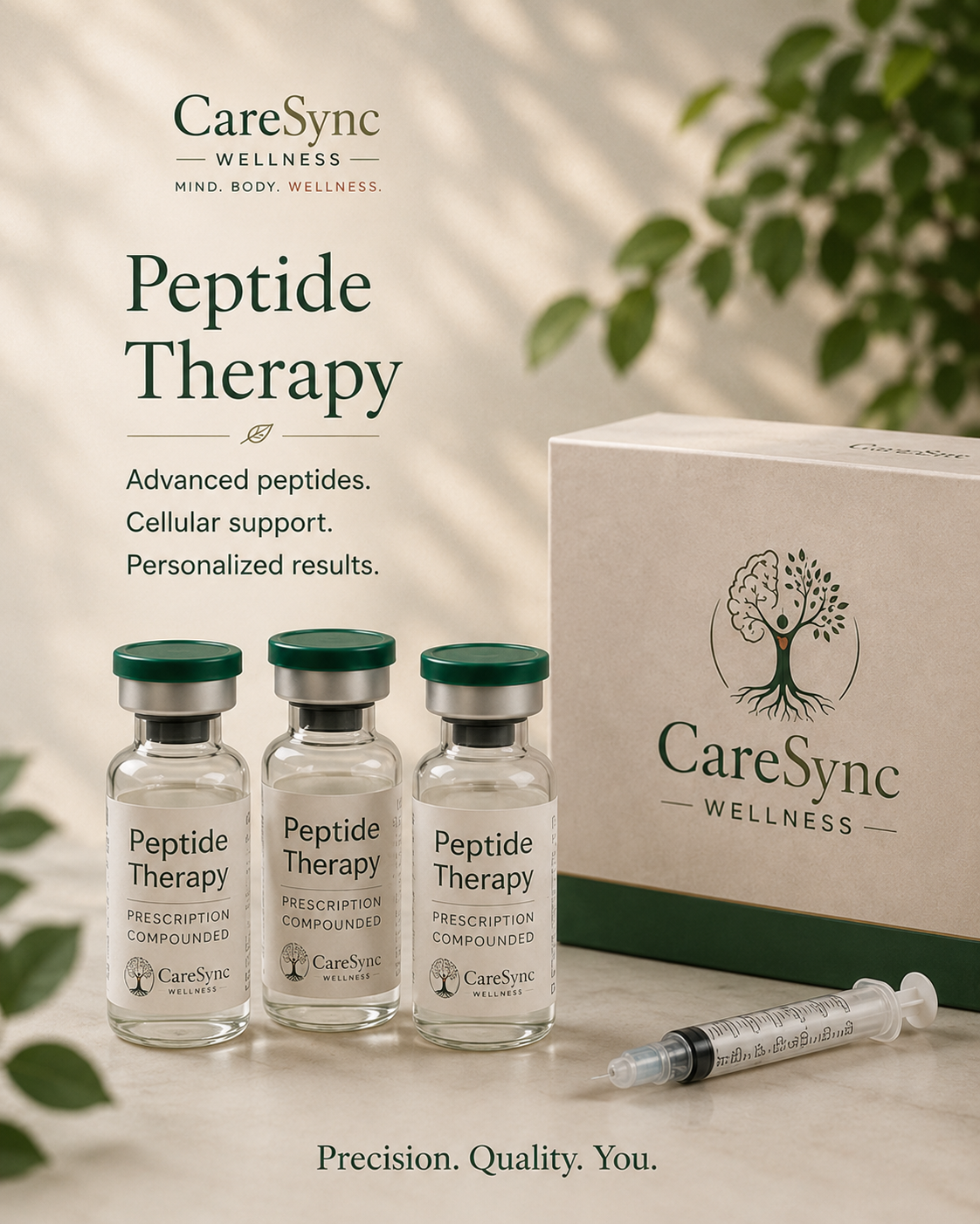 Personalized peptide therapy consultation at CareSync Wellness